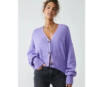 NWT $78 FREE PEOPLE WOMEN SWEATER CARDIGAN XS  Found My Friend Cardigan